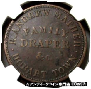 ڶ/ʼݾڽա ƥ    [̵] 1865 AUSTRALIA 1 PENNY R. ANDREW MATHER TASMANIA NGC F 12 BN TN163