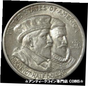  アンティークコイン コイン 金貨 銀貨  1924 SILVER HUGUENOT-WALLOON TERCENTENARY 50C COMMEMORATIVE HALF DOLLAR