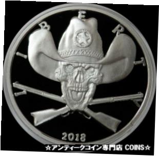 ڶ/ʼݾڽա ƥ    [̵] 2018 SILVER SHERIFF ZOMBIE LIBERTY COWBOY PROOF 1 oz SILVER ROUND WESTERN SKULLS