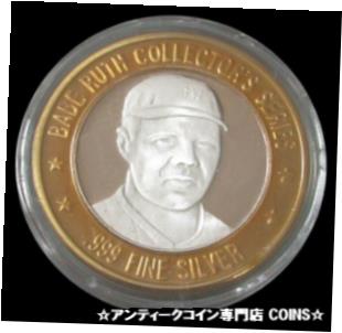 【極美品/品質保証書付】 アンティークコイン コイン 金貨 銀貨 [送料無料] BABE RUTH COLLECTOR SERIES SILVER 714 HOME RUNS CASINO STRIKE