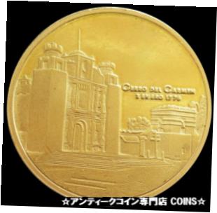  アンティークコイン コイン 金貨 銀貨  1976 GOLD GUATEMALA 27.8 GRAM CERRITO DEL CARMEN 200th ANNIV CATHOLIC HERMITAGE