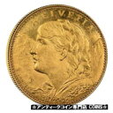 【極美品/品質保証書付】 アンティークコイン コイン 金貨 銀貨 送料無料 10 Swiss Francs Gold Coin 0.0933 AGW Avg Circ. (1911-1922,Random Year)