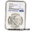 yɔi/iۏ؏tz AeB[NRC RC   [] 2018-P US World War I Commemorative BU Silver Dollar - NGC MS70 - Early Releases