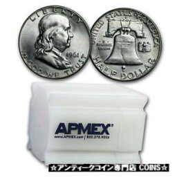 【極美品/品質保証書付】 アンティークコイン コイン 金貨 銀貨 [送料無料] 1961-D Franklin Half Dollar 20-Coin Roll BU