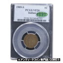  アンティークコイン コイン 金貨 銀貨  1909-S Indian Head Cent VF-20 PCGS CAC (Brown) - SKU#205152