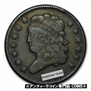  アンティークコイン コイン 金貨 銀貨  1809-1836 Classic Head Half Cent VF - SKU#209300