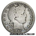 yɔi/iۏ؏tz AeB[NRC RC   [] 1901 Barber Quarter Good/VG - SKU#13839