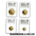 【極美品/品質保証書付】 アンティークコイン 金貨 2016-W 4-Coin Proof Gold Eagle Set PF-70 NGC (ER-Buchanan) - SKU#231309 [送料無料] #gct-wr-3630-2637