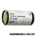  アンティークコイン コイン 金貨 銀貨  2020-P Native Amer $1 - Peratrovic Anti-Discrimination ($25 Roll) - SKU#206545