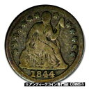  アンティークコイン コイン 金貨 銀貨  1844 Liberty Seated Dime Fine - SKU#214730