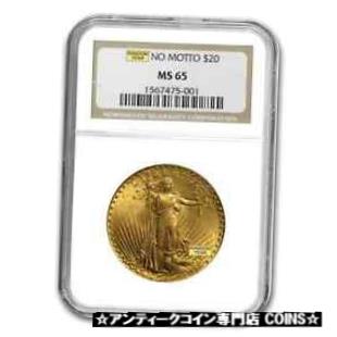 【極美品/品質保証書付】 アンティークコイン 金貨 $20 Saint-Gaudens Gold Double Eagle MS-65 NGC (Random) - SKU #125 [送料無料] #got-wr-3630-5267