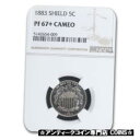 アンティークコイン 硬貨 1883 Shield Nickel PF-67+ Cameo NGC - SKU#201672  #oot-wr-3630-5373