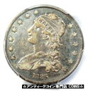 【極美品/品質保証書付】 アンティークコイン コイン 金貨 銀貨 [送料無料] 1835 Capped Bust Quarter 25C - PCGS XF Details (EF) - Rare Early Date Coin!