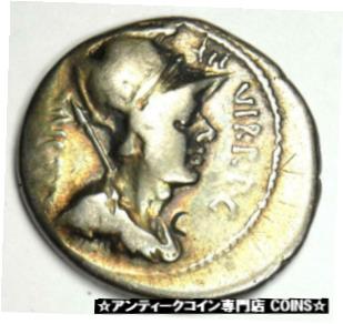  アンティークコイン コイン 金貨 銀貨  Roman Octavian Augustus AR Denarius Silver Mars Coin 42 BC - VF - Early Year!