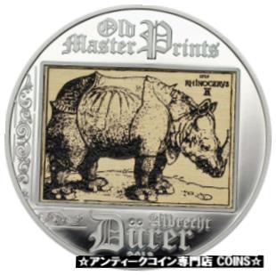 ڶ/ʼݾڽա ƥ    [̵] 2013 Cook Is Large Silver Color Proof $5-Durer-Rhinocerus-Art Masterpieces