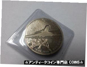  アンティークコイン コイン 金貨 銀貨  2011 Poland Large Silver Proof 20 ZL Smolensk Presidential Plane Crash- toned