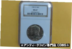 ڶ/ʼݾڽա ƥ    [̵] 1985 D KENNEDY HALF DOLLAR MS 67 NGC