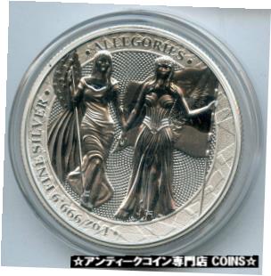 ڶ/ʼݾڽա ƥ    [̵] 2019 Germania Allegories Columbia &Germania 1 oz Silver 5 Mark Coin BU - JK246