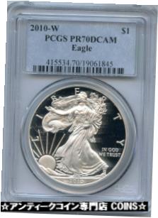 ڶ/ʼݾڽա ƥ    [̵] 2010-W American Proof Silver Eagle 1 oz PCGS PR70 DCAM West Point Coin JK004