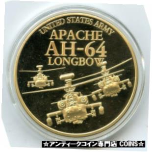 楽天金銀プラチナ　ワールドリソース【極美品/品質保証書付】 アンティークコイン コイン 金貨 銀貨 [送料無料] US Army Apache AH-64 Longbow Challenge Coin Show No Mercy Proof Medal - BL984