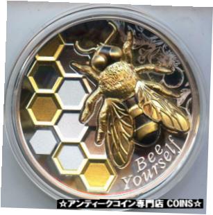 ڶ/ʼݾڽա ƥ    [̵] 2021 Republic of Cameroon Always Bee Yourself 1000 CFA Francs Silver Coin MB732