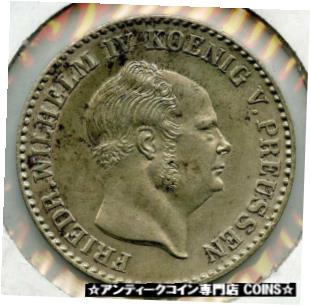 ڶ/ʼݾڽա ƥ    [̵] 1854 Prussia Germany Silver Coin 2 1/2 Silver Groschen - BL953