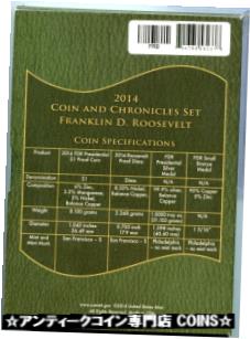 ڶ/ʼݾڽա ƥ    [̵] 2014 United States Mint Coin And Chronicles Set Franklin D. Roosevelt - RX938