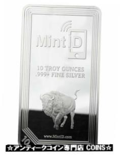 yɔi/iۏ؏tz AeB[NRC RC   [] MintID 10 oz Silver Buffalo with AES-128 Bit Encrypted NFC Microchip Bar