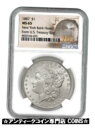 yɔi/iۏ؏tz AeB[NRC RC   [] 1887 Morgan Silver Dollar From the New York Bank Hoard NGC MS65 SKU56785