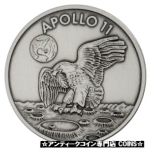 ڶ/ʼݾڽա ƥ    [̵] 1969-2019 Apollo 11 Robbins Medal 1 oz Silver Antiq Matte Proof Medal SKU55133