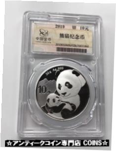  アンティークコイン コイン 金貨 銀貨  China 2019 30 grams Silver Panda Coin (China Gold Coin Incorporation Slabbed)