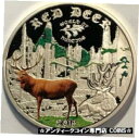 【極美品/品質保証書付】 アンティークコイン コイン 金貨 銀貨 [送料無料] COOK ISLANDS - World of Hunting - Red Deer - $2 - 2014 - PROOF Silver Coin