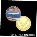 【極美品/品質保証書付】 アンティークコイン コイン 金貨 銀貨 送料無料 U.S. Air Force USAF YAL-1 Airborne Laser Gold Plated Challenge Coin