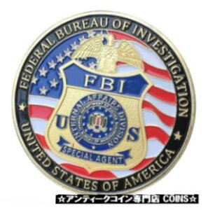 米国特別捜査官 |連邦捜査局 FBI |金メッキコインU.S. Special Agent | Federal Bureau of Investigation FBI | Gold Plated Coin