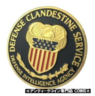  アンティークコイン コイン 金貨 銀貨  U.S. United States | Defense Clandestine Service DCS | Gold Plated Coin