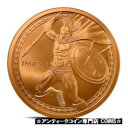 【極美品/品質保証書付】 アンティークコイン コイン 金貨 銀貨 [送料無料] Warrior Series | Spartan | 1 oz AVDP .999 Fine Cu Copper Round