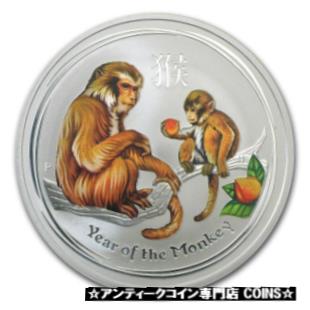 ڶ/ʼݾڽա ƥ    [̵] Perth Mint Australia $1 Lunar Series 2 Colored Monkey 2016 1 oz .999 Silver Coin