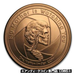 【極美品/品質保証書付】 アンティークコイン コイン 金貨 銀貨 送料無料 MiniMintage Silver Shield Big Mother 2017 1 oz AVDP .999 Copper Round