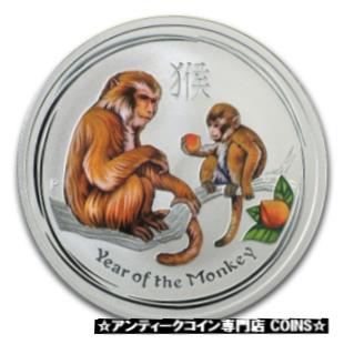 ڶ/ʼݾڽա ƥ    [̵] Perth Mint Australia $ 0.5 LS2 Colored Monkey 2016 1/2 oz .999 Silver Coin