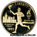 【極美品/品質保証書付】 アンティークコイン コイン 金貨 銀貨 [送料無料] 1995-W US Gold $5 Olympic Torch Runner Commemorative Proof - Coin in Capsule