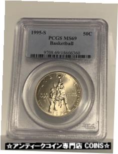 ڶ/ʼݾڽա ƥ    [̵] 1995-S Basketball commemorative 50C PCGS MS69