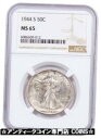 1944 S シルバー ウォーキング リバティ ハーフダラー NGC MS65 ブラウン ラベル1944 S Silver Walking Liberty Half Dollar NGC MS65 Brown Label(3)