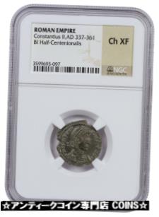 󥹥ƥ 2 Υ ӥ ϡ ƥ˥ʥꥹ AD 337-361 NGC Ch XF SKU47144Roman ...