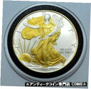 2004 アメリカン シルバー イーグル ゴールド 金メッキ 1 オンス 999 ファイン ラウンド コイン マット背景!2004 American Silver Eagle Gold Gilded 1 Oz.999 Fine Round Coin Matte Backdrop !