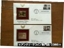 【極美品/品質保証書付】 アンティークコイン コイン 金貨 銀貨 送料無料 Distinguished Soldiers John Hines FDC,Omar Bradley FDC with gold stamp replica//