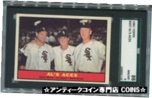 【極美品/品質保証書付】 アンティークコイン コイン 金貨 銀貨 [送料無料] 1961 Topps Al s Aces #337. SGC 88 NM/MT 8. Chicago White Sox