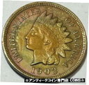 米国 - インディアン ヘッド セント - 1903 - UNC - ファンキーなトーンの美しさ - 卸売以下!USA - Indian Head Cent - 1903 - UNC - Funky Toned Beauty - Below Wholesale!
