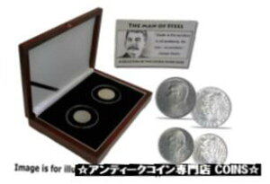 マン・オブ・スティール: ヨシフ・スターリンの肖像画をフィーチャーしたコイン 2 枚入りボックスMan of Steel: Box of 2 Coins Featuring Portrait of Joseph Stalin