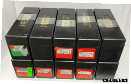 yɔi/iۏ؏tz AeB[NRC RC   [] Lot of 10 Black PCGS Boxes Used Each Box Holds 20 PCGS Slabbed Coins