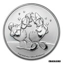  アンティークコイン コイン 金貨 銀貨  2021 Niue 1 oz Silver $2 Disney Donald & Daisy Duck BU - SKU#215281